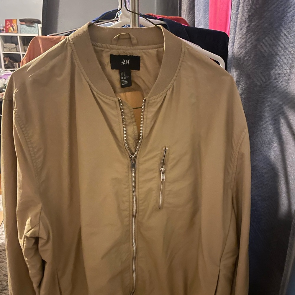 H&M XL men’s tan jacket